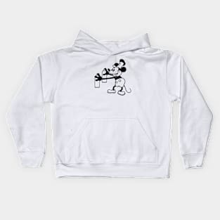 STEAMBOAT WILLIE - Graffiti style (1 color) Kids Hoodie